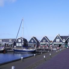 Houses in the port