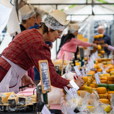 The traditional cheese market Alkmaar 16