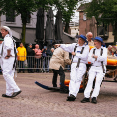The traditional cheese market Alkmaar 03