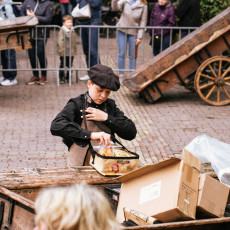 The traditional cheese market Alkmaar 08