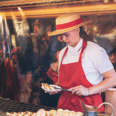 The traditional cheese market Alkmaar 17