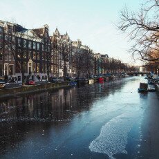 Amsterdam in blue and gold 04