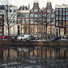 Amsterdam in blue and gold 08