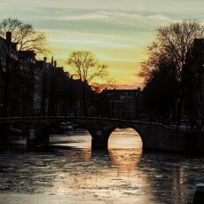 Amsterdam in blue and gold 25