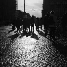 Shadows - Amsterdam, Dam Square