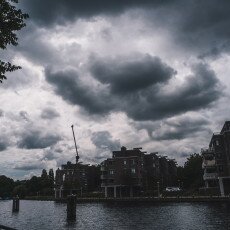 Cloudy day in Amsterdam West 22