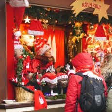 Cologne Christmas Market - Christmas hats