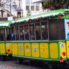 Cologne Christmas Market - little train