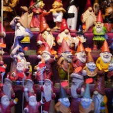 Cologne Christmas Market - wooden gnomes