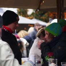 Cologne Christmas Market - warming up