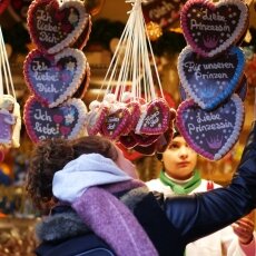 Cologne Christmas Market - gingerbread hearts