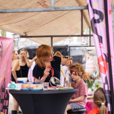 Kids face painting at Wallen Festival Amsterdam 2026