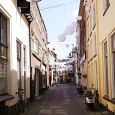 Pretty street in Deventer