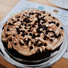 Peanut butter brownie