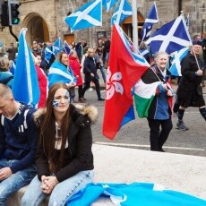 Edinburgh independence march 06