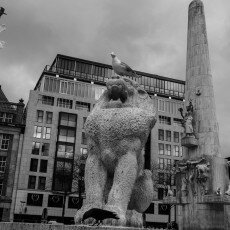 Amsterdam city centre empty 09