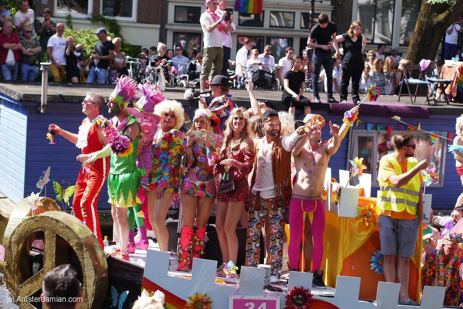 Europride 2016 Amsterdam The Canal Parade Amsterdamian