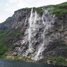 Waterfalls of Geirangerfjord 04