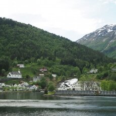 Hellesylt seen from the ferry