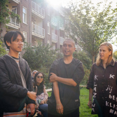 Artists talk at IN DE KOST event at De Poorthuisjes