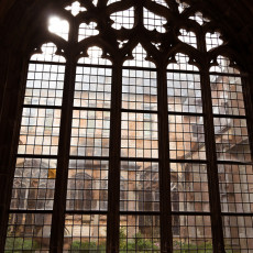 Medieval Abbey Middelburg windows