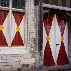 Middelburg Zeeland Stadhuis door