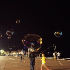 Evening on Promenade des Anglais