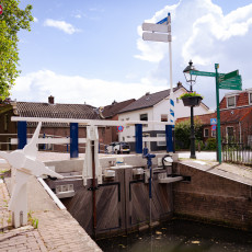 Canal lock in Oudewater