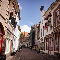 Shopping street in Oudewater