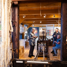 Inside the Touwmuseum in Oudewater