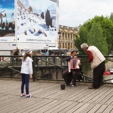 Paris in May - Accordion player