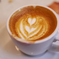 Flat white at Toki