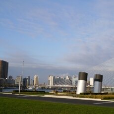 The sky is almost clear