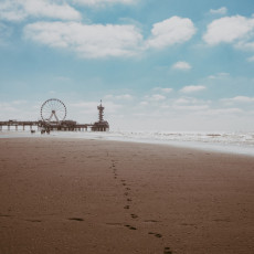 Scheveningen view over the pier