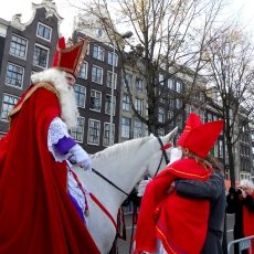 Old and young Sinterklaas