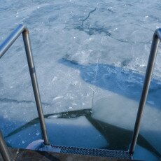Skating on natural ice in Hoorn 19