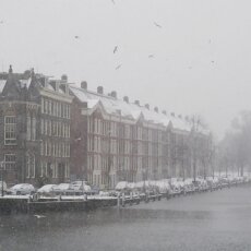 Snowing in Amsterdam 02