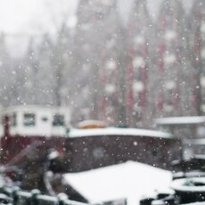 Snowing in Amsterdam 04