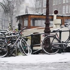 Snowing in Amsterdam 05