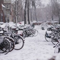 Snowing in Amsterdam 07