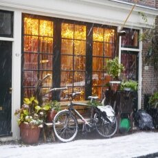Snowing in Amsterdam 26