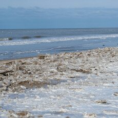 Snow on the beach 03