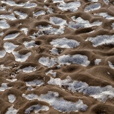 Snow on the beach 09