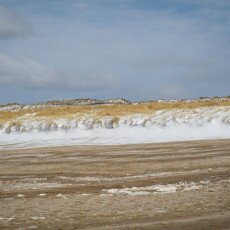 Snow on the beach 11