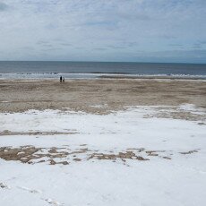 Snow on the beach 14