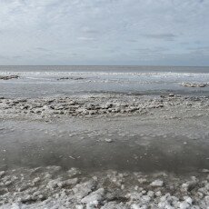 Snow on the beach 15