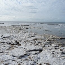 Snow on the beach 17