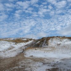 Snow on the beach 18