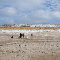 Snow on the beach 26