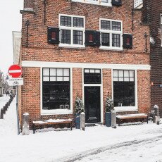 Snow storm in Alkmaar 07